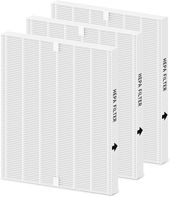 3 Pack AP-1512HH True HEPA Replacement filter Compatible with Coway Airmega AP-1512HH Air Purifier and Airmega 200M Air Purifier, AP-1512HH, AP-1512HH-FP, AP-1518R, AP-1519P, Item NO #3304899