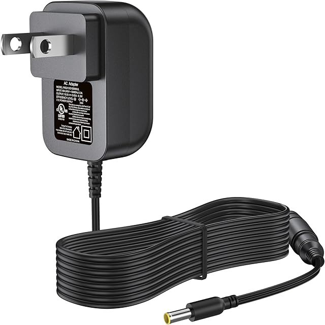 Charger for Bissell 3182 3180 3181 3180C Power Cord for Pet Stain Eraser 3180C Carpet Cleaner Vacuum AC Adapter DC Adaptor Supply