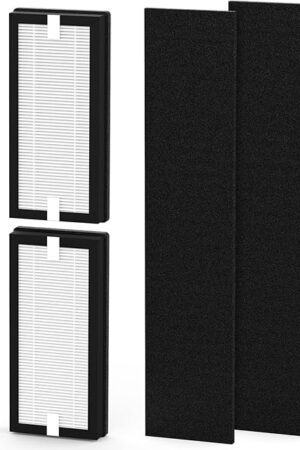 2-Pack HFD-120-Q Replacement Filter Compatible with Honey-Well HFD-120-Q QuietClean Purifier（for ASIN：B000ANEPYO）