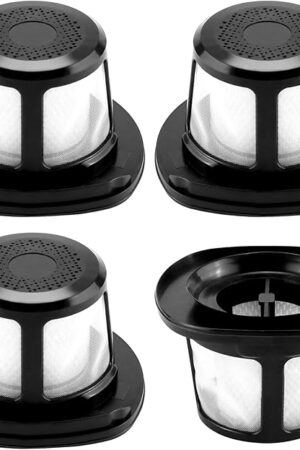 3061 3079 Filter Replacement for Bissell PowerLifter Pet Filter and Adapt Ion Filter, Compatible with 2286 2286A 2482 3079 2387, Compare to Part #1616323 1616322 1617684 (4 Pack) LUXRILIX