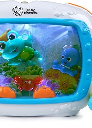 Baby Einstein Sea Dreams Soother Musical Crib Toy and Sound Machine, Newborn and up