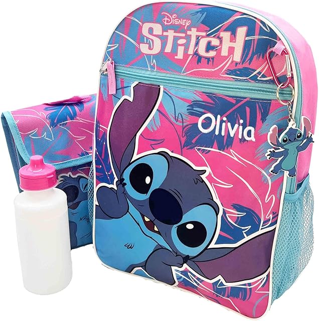 DIBSIES Personalized Stitch Backpack Combo Set created using Stitch Backpack Combo Set