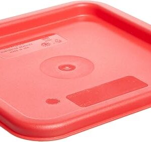 Cambro SFC6 CamSquares Winter Rose Polyethylene Lid for 6 qt and 8 qt Capacity Food Storage Container