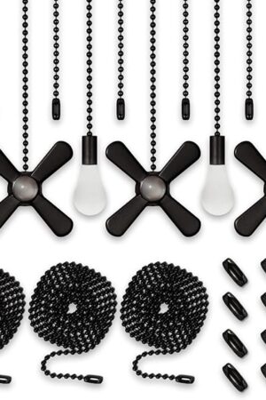 Ceiling Fan Pull Chain Set Beaded Ball Fan Pull Chain Pendant