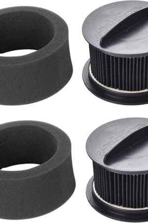 2 Replacement Filters Compatible with Bissell Power Force Rewind SmartClean PowerHelix CleanView Pet Turbo Bagless Deluxe Vacuum,Part 203-7913,32r9,1240,82H1,2037913,62x5,65793,68c71