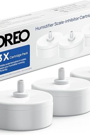 Dreo Demineralization Cartridge 3-Pack for Humidifiers HM735S, Prevent Mineral Build-up, Hard water demineralization