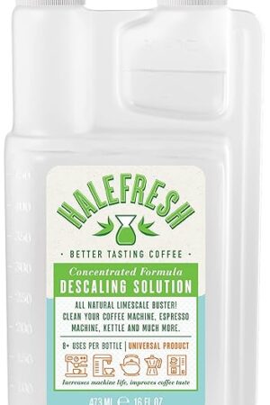 Descaling Solution Coffee Maker Cleaner - All Natural w/8+ Uses Per Bottle for Keurig, Saeco, Gaggia, Ninja and all Coffee and Espresso Maker