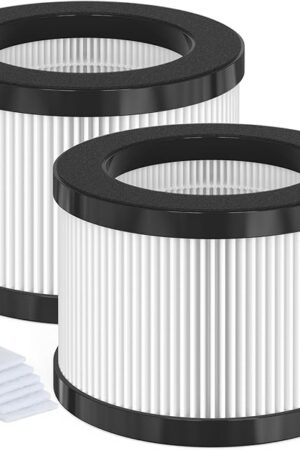 2-Pack KJ7 Replacement Filter Compatible with Loytio KJ7 Purifier, with Aromatherapy Tablets