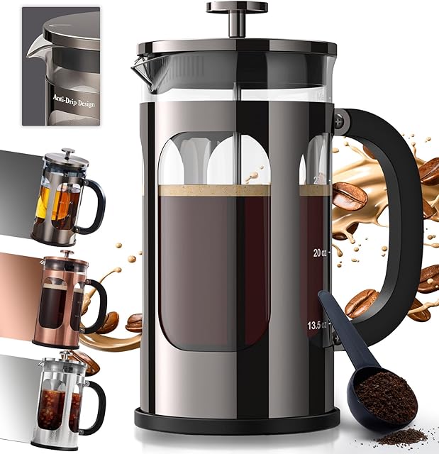 BAYKA French Press Coffee Maker Cold Brew