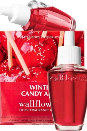 Bath and Body Works WINTER CANDY APPLE Wallflowers 2-Pack Refills, 2019 Edition