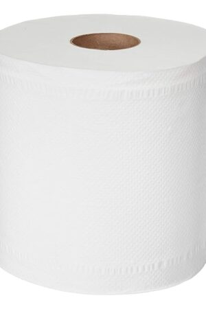 AmazonCommercial 2-Ply White 7.6' Center Pull Paper Towels |Bulk for Business | centerfeed Hand Towels |Compatible with Universal Dispensers|FSC Certified |600 Sheets per Roll (6 Rolls)(7.6 x 9 Sheet)