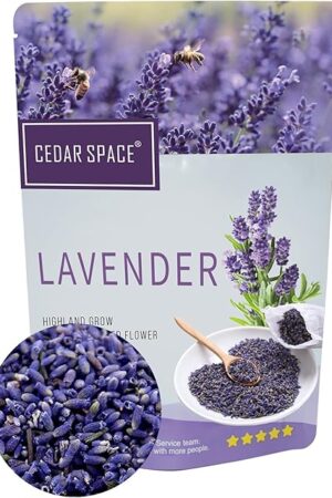 Dried Lavender Flowers for Home Fragrance Sachets Grade Dried Lavender Flowers for Tea, Baking, Lemonade, Baths, Wedding Decoration, Fresh Fragrance
