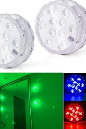 Bathroom Vanity Lights Wall Ceiling Light Multi Color Changing RGB 2PCS