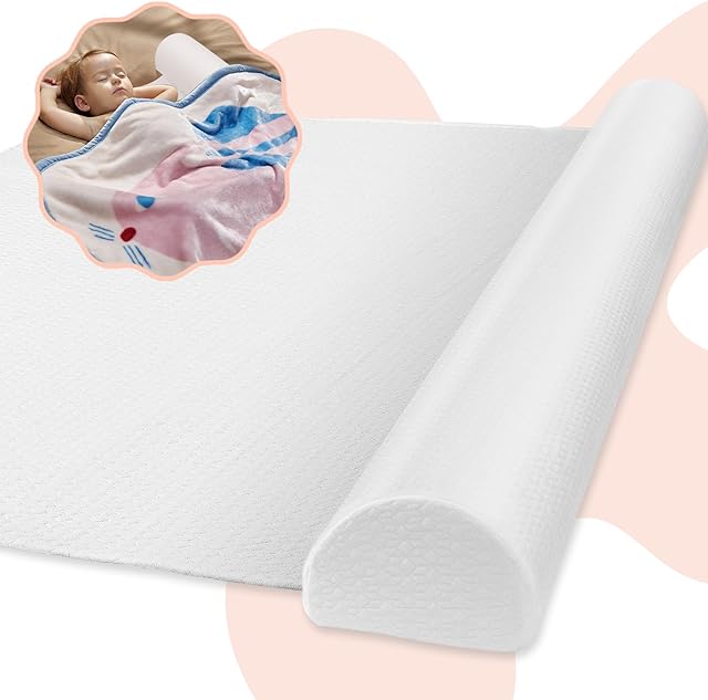 omzer Bed Bumpers for Toddlers: Foam Bed Rail with Non-Slip Machine Washable Cover - Bed Guard Rail for Toddlers for Kids Baby Bed Rails Guards for King Queen Twin Full Beds