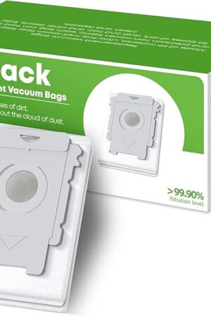VBN 12 Pack Replacement Roomba Vacuum Bags, Compatible with iRobot Roomba i7, i7+, i3, i3+, i1+, i4, i4+, i6, i6+, i8, i8+, j7, j7+, s9, s9+ Plus, i & s & j Series Automatic Dirt Disposal Bags