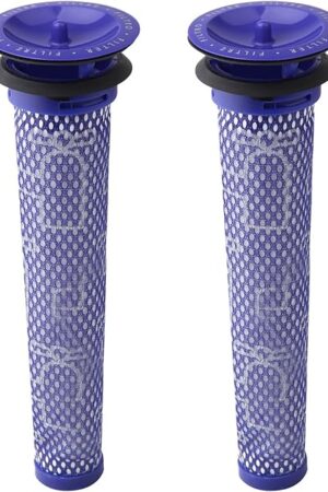 Wolfish 2 Pack Replacement Pre Filters for Dyson DC58, DC59, V6, V7, V8. Replaces Part 965661-01. 3 Filters
