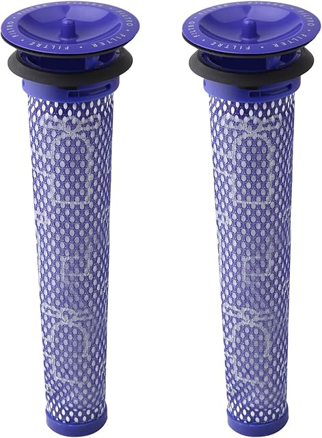 Wolfish 2 Pack Replacement Pre Filters for Dyson DC58, DC59, V6, V7, V8. Replaces Part 965661-01. 3 Filters