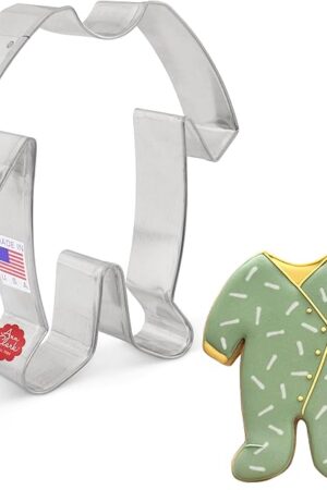 Baby Footie Pajamas/PJs Cookie Cutter, 4.5" Made in USA by Ann Clark