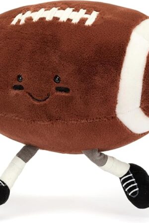 7 inch Rugby Stuffed Sports Balls Toy,with feet Creative Football Doll Fun Cute Plush Doll Toy Plush Stuffed Spherical Soft Toys Sports Throw Pillow CushionKids Gift (Rugby)