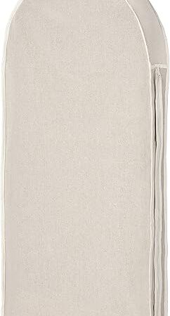 Whitmor Zippered Garment Bag Natural Linen, Large