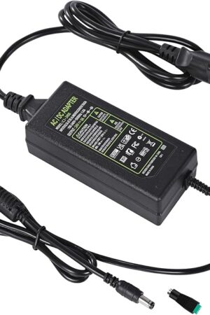 24V 6A Power Supply Adapter,100-240V AC to DC 24V 6A Power Adapter with 5.5mm x 2.5mm DC Output Jack Transformers US Plug for 5050 3528 LED Strip Light,CCTV Security System