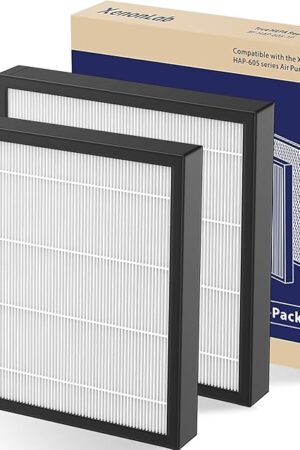 Air Purifier Replacement Filter for XenonLab HAP605 Air Purifier,2 Pack, White