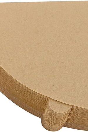 Coffee Filter, Cone Coffee Filters #2, Disposable Drip Coffee Filter 1-4 Cup for Pour Over and Drip Coffee Maker, Natural Unbleached, 100 Count