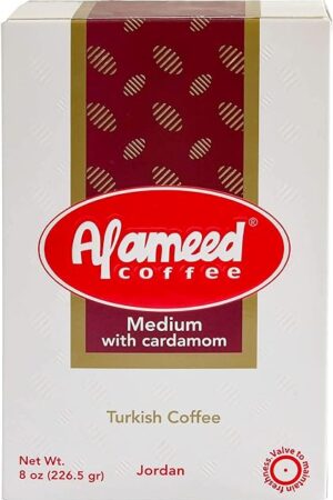 Al Ameed Coffee (Medium Roast with Cardamom, Pack - 1)