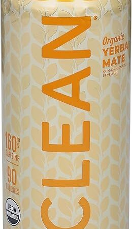 CLEAN CAUSE Organic Lemonade & Tea Yerba Mate, 15.5 FZ