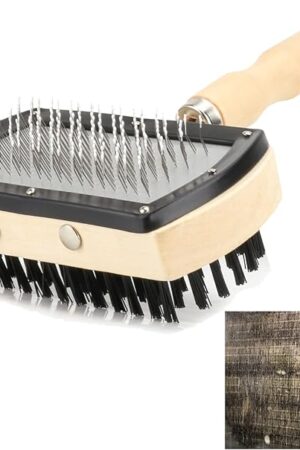 Coil Cleaner Brush for AC, Double Sided Air Conditioner Coil Cleaning Brush for HVAC Evaporator Condenser Fin, Easy to Use Effectively Cleaning