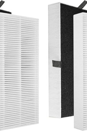 4 Pack Filter Replacement for HRF201B Compatible with Honeywell HHT270, HHT270W, HHT290 Series and Compatible with Febreze FRF102B Purifiers