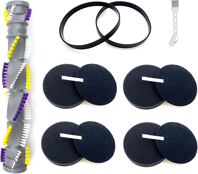 2252 Replacement Parts for Bissell Cleanview Swivel Pet Crosswave 2252 2486 2488 2489 2253 2254 2258 1 Brush Roll,2 Belt and 4 filters