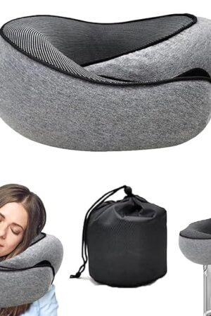 WEERSHUN Travel Pillows for Airplanes,2024 New Travel Pillow,Travel Neck Pillow Airplane Memory Foam Travel Pillow Neck Pillow for Traveling Suitable for Airplanes,Offices and Cars