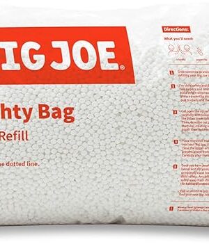 Big Joe Bean Refill Polystyrene Beans for Bean Bags or Crafts, 100 Liters