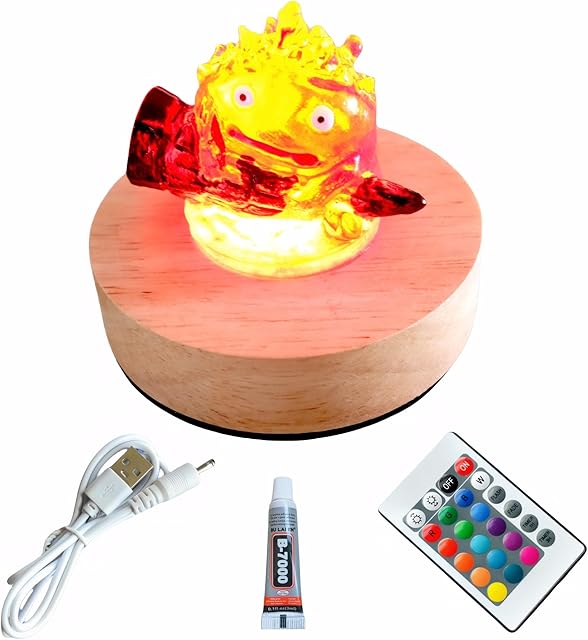 Calcifer Night Light Multi-Color LED Lamp