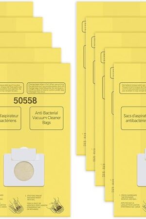 Vacuum Cleaner Bags Replacement for Kenmore Canister Type C/Q 5055, 50557, 50558 and Pana·sonic Type C-5 Vacuums, 10 Pack High-Efficiency Replacement Canister Vacuum Bags by PETOX