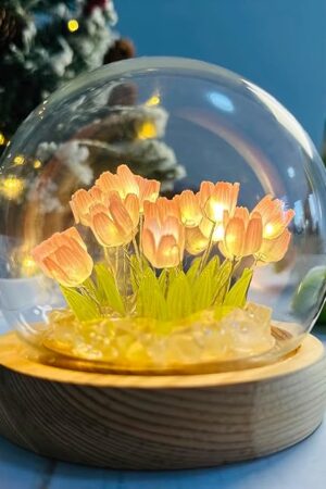 20 Flower Assembled Tulip Lamp Night Light Table Lamp