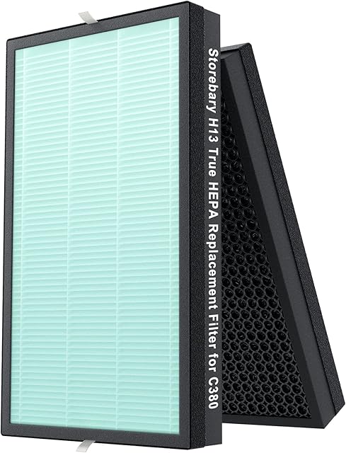 C380 Replacement Filter for Storebary,C380-RF High-Efficiency Activated Carbon and Pre-filter
