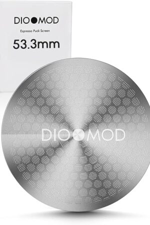 53.3mm Espresso Puck Screen, 0.9mm 150μm Ultra Thin Coffee Espresso Filter Screen - Mesh Reusable Filter for Espresso Portafilter Filter Basket 54mm