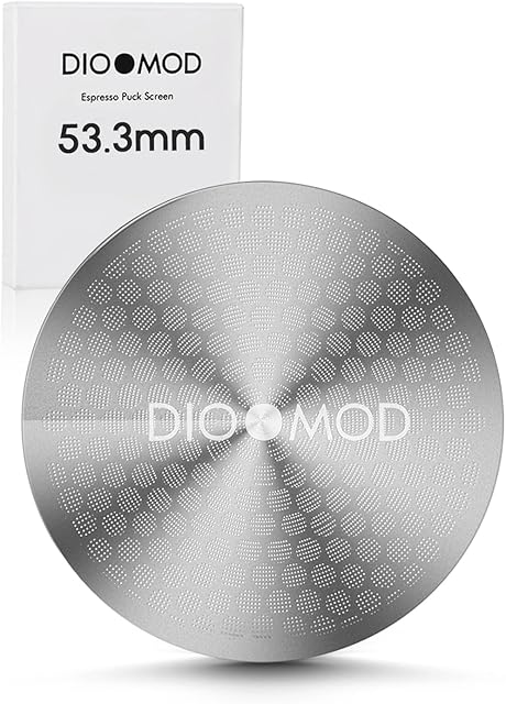 53.3mm Espresso Puck Screen, 0.9mm 150μm Ultra Thin Coffee Espresso Filter Screen - Mesh Reusable Filter for Espresso Portafilter Filter Basket 54mm