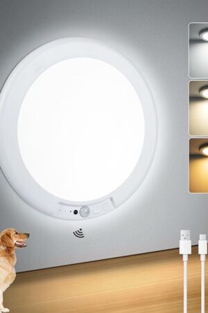 Battery Operated Ceiling Light Ceiling Lights Indoor 7.48" 3000K/4500K/6500K