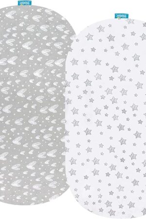 Bassinet Sheets Compatible with Halo Bassinest Swivel Flex Glide Premiere Luxe Series Sleeper Breathable