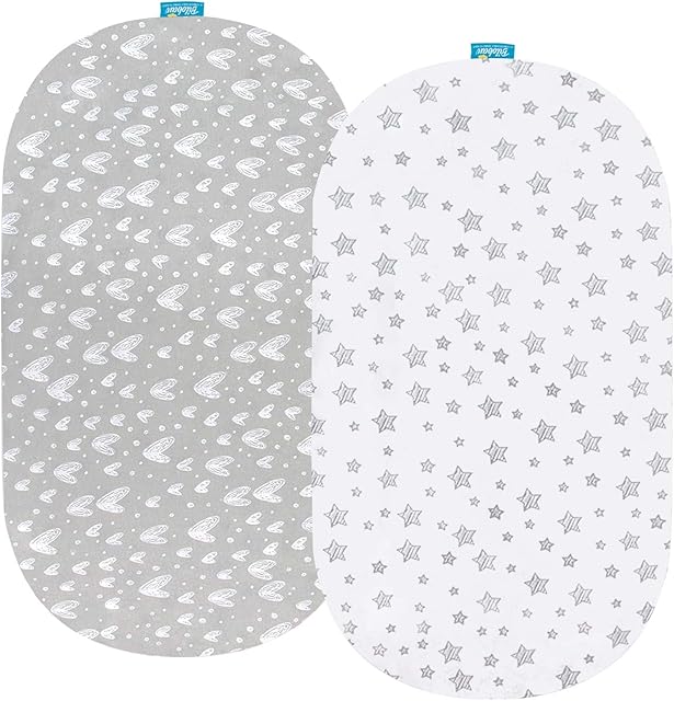 Bassinet Sheets Compatible with Halo Bassinest Swivel Flex Glide Premiere Luxe Series Sleeper Breathable