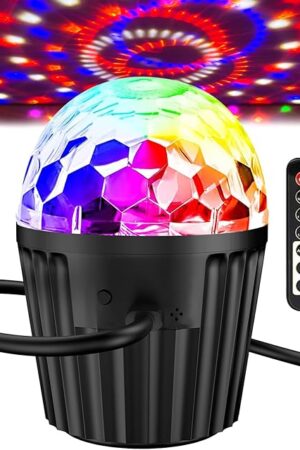Disco Ball Light DJ Strobe Light Stage Lights RGB Decoration Lamp
