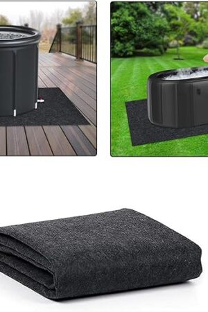 47x70 Inch Cold Plunge Tub Floor Mat Outdoor Indoor Round Oval