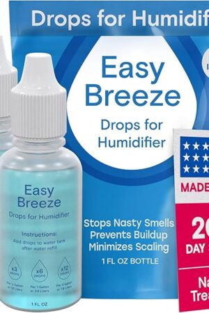 [2 Pack] Humidifier Cleaner Drops for All Makes & Models - Made in USA Humidifier Treatment for Peak Performance - Water Humidifier Drops for Cleaning - Humidifier Solution Humidifier Water Treatment