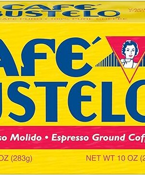 Café Bustelo Espresso Dark Roast Ground Coffee Brick, 10 Ounces