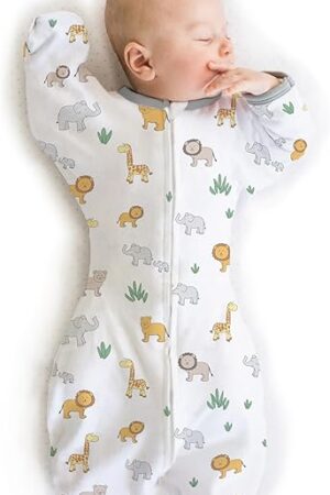 Amazing Baby Transitional Swaddle Sack Arms Up Wearable Blanket