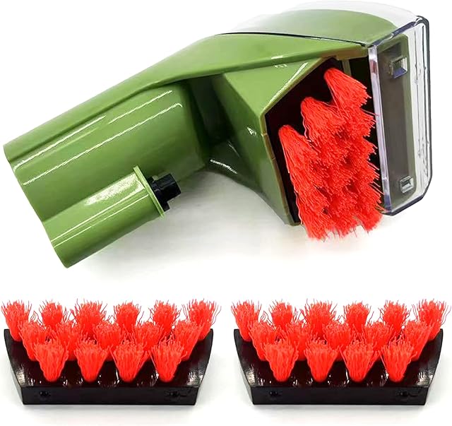 1400B Little Green 3" Tough Stain Brush Tool Replacement for Bissell Little-Green Upright & Portable Carpet Cleaners for 1400B 1425 3860 1400W 1400 1844 2290A Series,Green,1 Brush,2 Replacement Brush