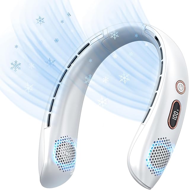 VEKK Neck Fan Bladeless Fan Wearable Personal Fan
